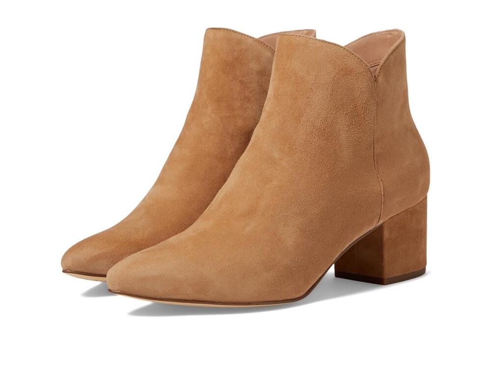 ELYSE BOOTIE (60 MM), BLUSH TAN SUEDE, 9.5-C US